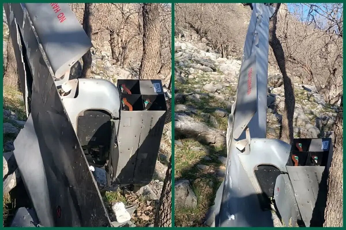 شناسایی و انهدام یک فروند پهپاد هرون دشمن در آسمان استان کرمان