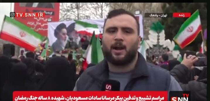 تجمع و عزاداری مردم ولنجک برای تشییع پیکر کودک ۸ ساله جنگ رمضان+ فیلم