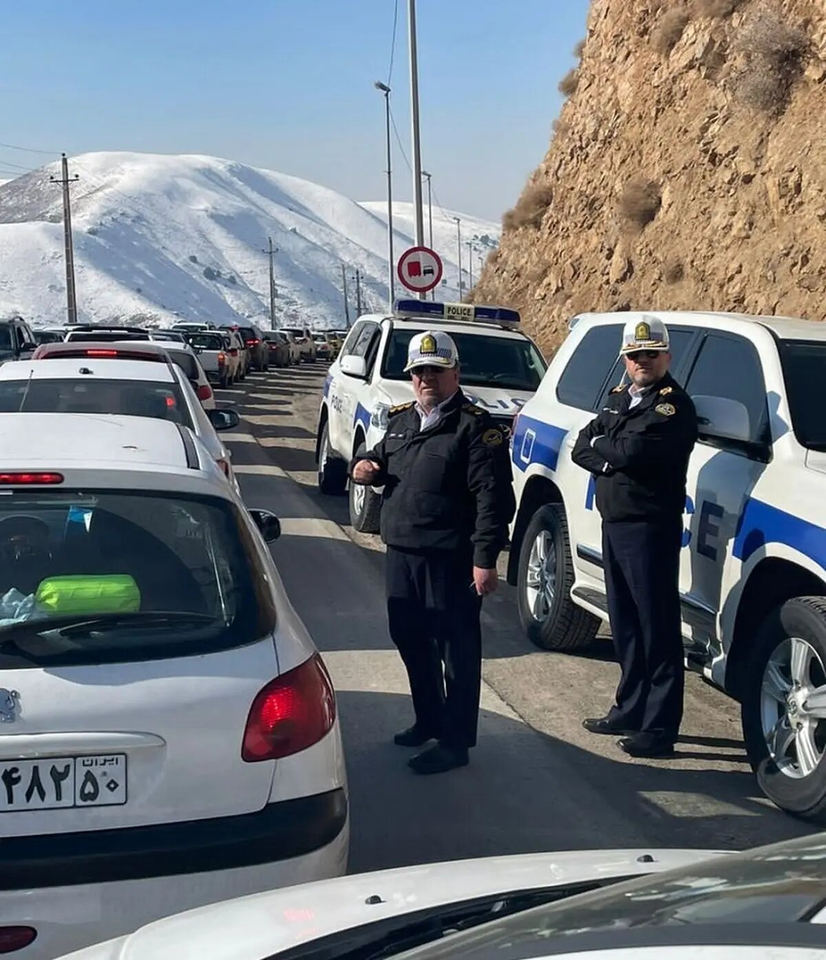 آماده‌باش پلیس راه خوزستان در پی هشدار هواشناسی
