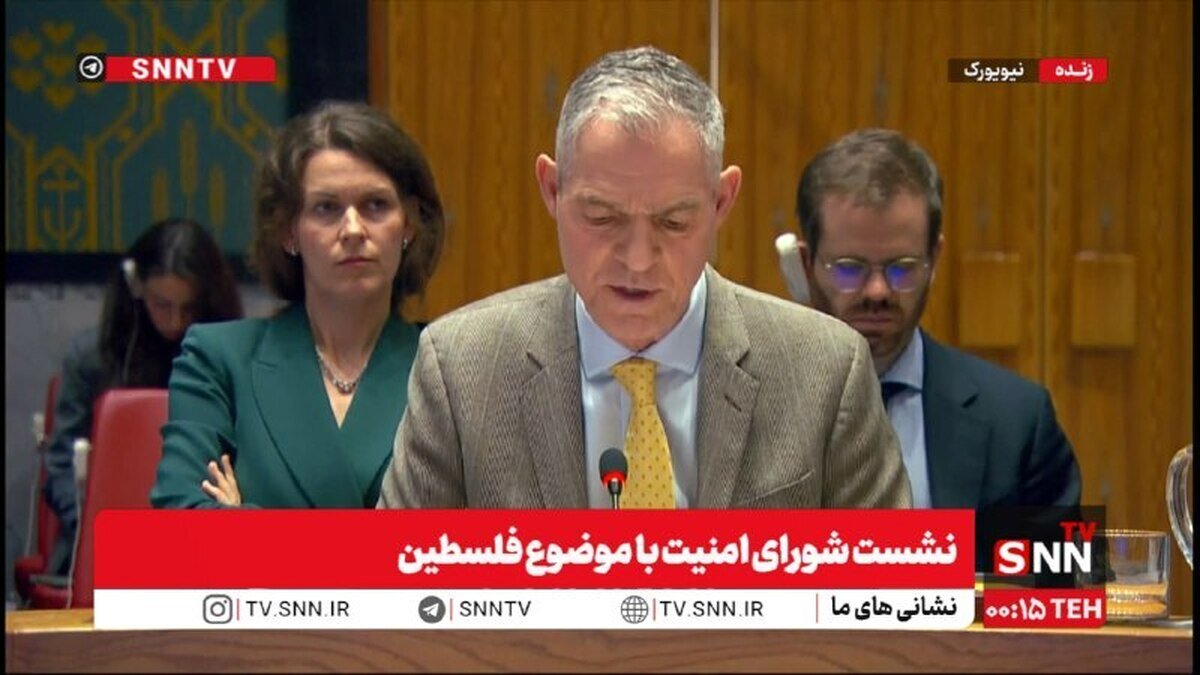 ادعای مضحک نماینده فرانسه: ما از اسرائیل می‌خواهیم از مردم فلسطین محافظت کند! + فیلم