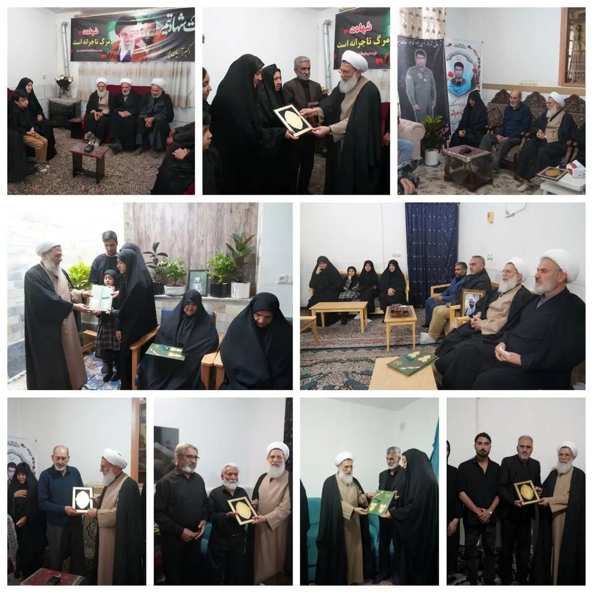 رییس سازمان عقیدتی سیاسی ارتش با خانواده شهدای ارتش در کرمان دیدار کرد