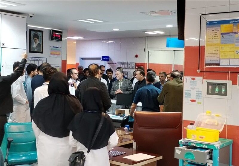 بازدید سرزده وزیر بهداشت از بیمارستان علامه بهلول گناباد + تصاویر