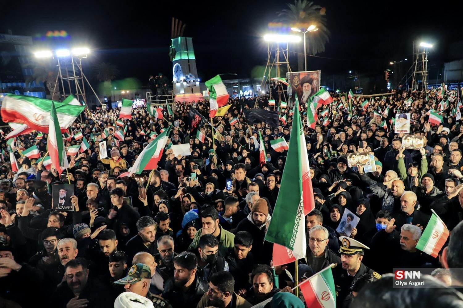 گرگانی از شعار  مرگ‌بر آمریکا   خسته نمی‌شوند/ میدان‌داری در بیست‌وششمین شب متوالی+ فیلم