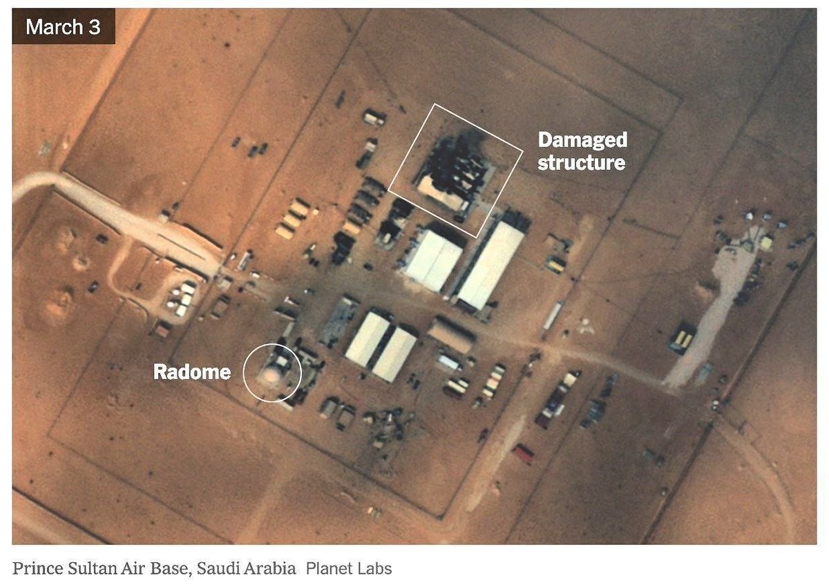 پوشش رسانههای بین المللی از حمله به پایگاه هوایی شاهزاده سلطان در عربستان