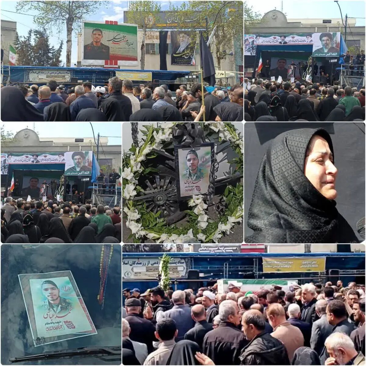 تشییع پیکر مطهر شهید والامقام محمد عباسی در گرگان