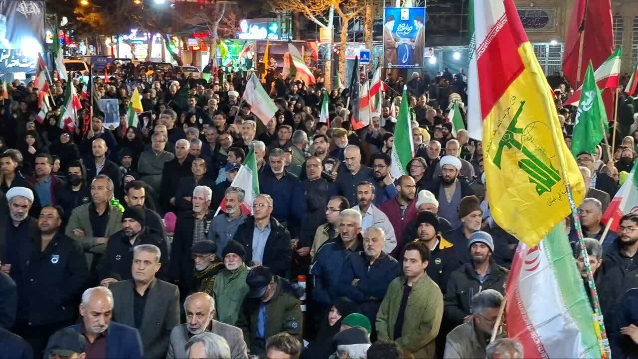 شاهرود سرافراز در بیست و نهمین اجتماع بزرگ مردمی شبهای اقتدار+ تصاویر