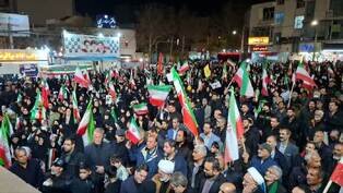 شاهرود سرافراز در بیست و نهمین اجتماع بزرگ مردمی شبهای اقتدار+ تصاویر