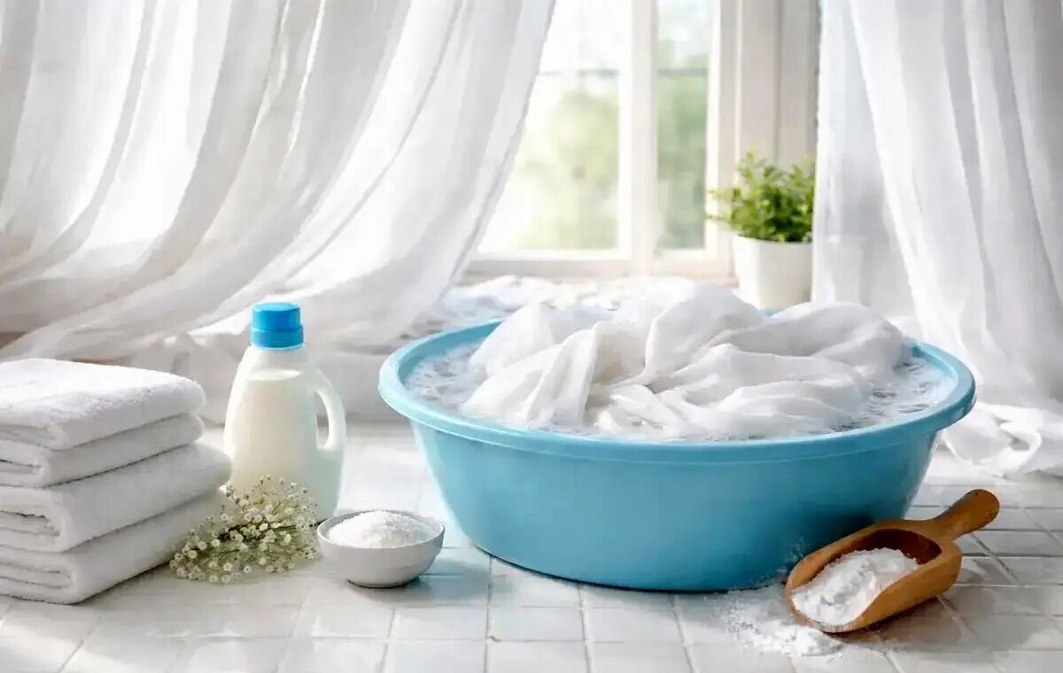 راهحل فوری برای سفید شدن پرده چرک مرده