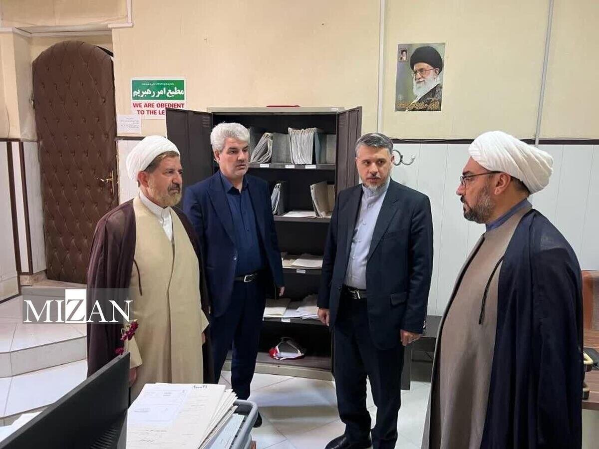 بازدید رئیس کل دادگستری خراسان رضوی از حوزه قضایی ملکآباد
