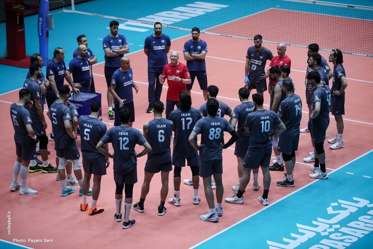 فهرست تیم ملی والیبال ایران در هفته اول لیگ ملتها