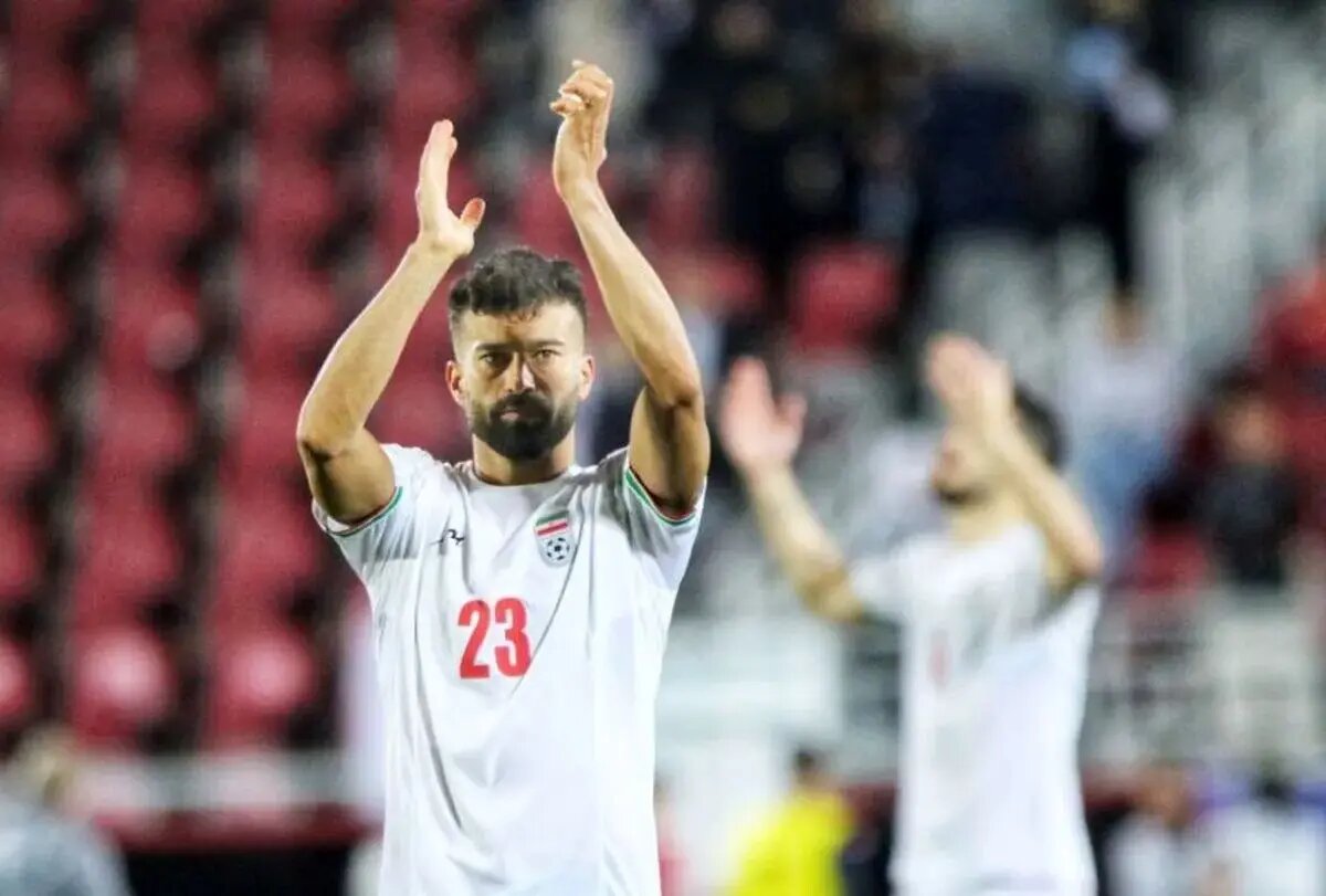 فیلم گل دوم تیم ملی فوتبال ایران به گامبیا توسط رامین رضاییان