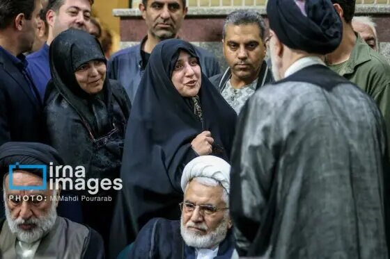 تصاویر / مراسم ترحیم خواهر سیدمحمد خاتمی