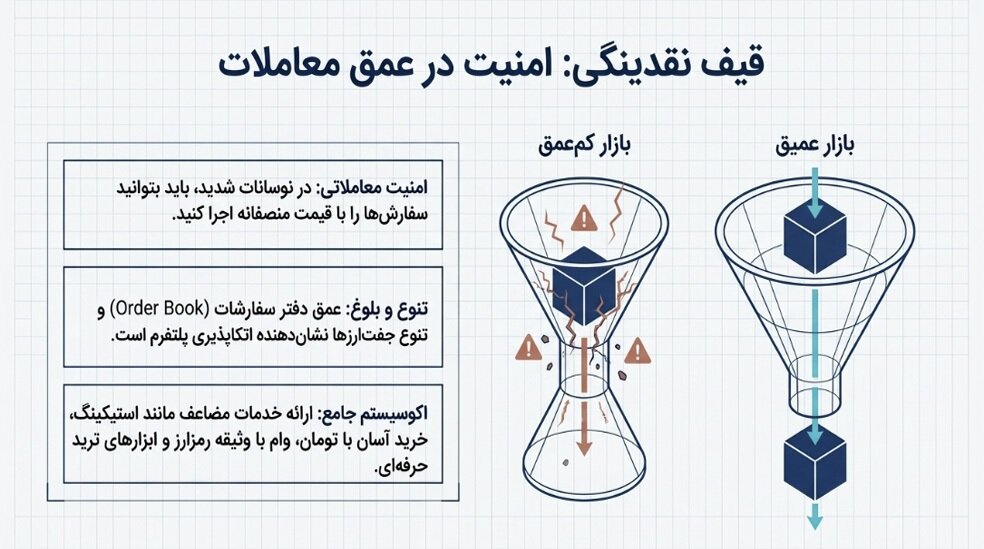 یک صرافی رمزارز امن ایرانی چه ویژگیهایی دارد؟ | بررسی معیارهای کلیدی انتخاب صرافی