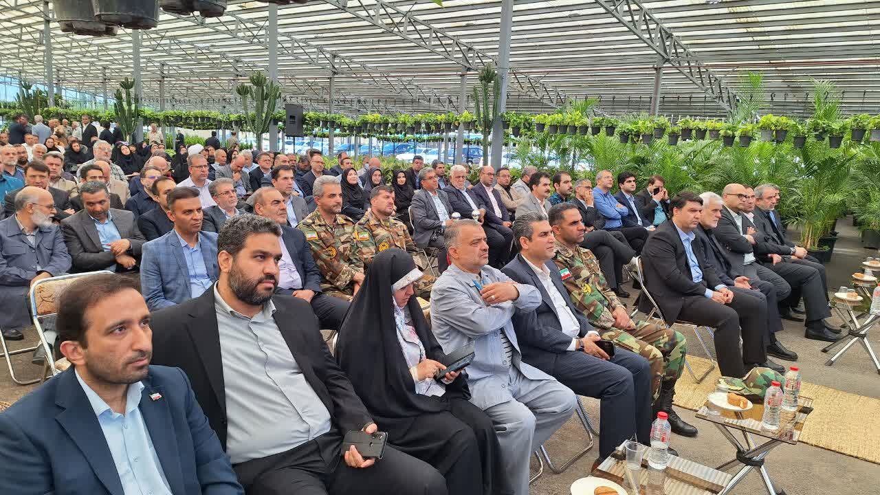 بازار بزرگ گل قزوین افتتاح شد