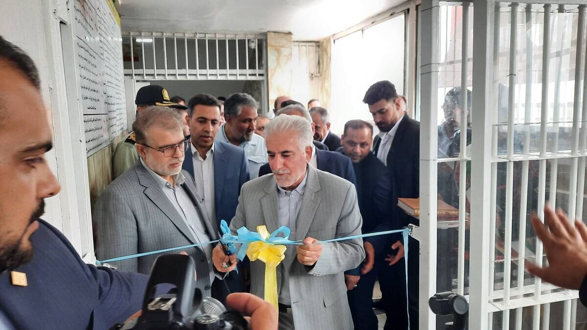 افتتاح چند پروژه عمرانی و اشتغالزایی زندانیان با حضور رئیس سازمان زندانها در مازندران