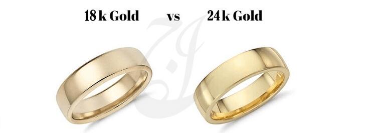 تفاوت طلای 18 عیار و طلای 24 عیار