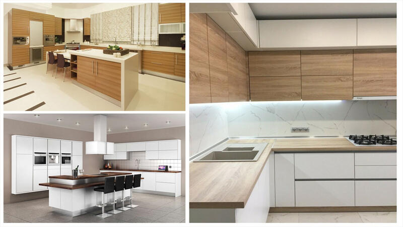 انواع  کابینت ام دی اف در رنگ و طرح متفاوت