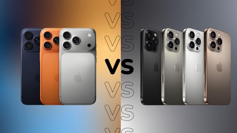 تفاوت های آیفون 16 و 17 پرو