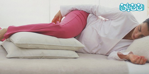 بهترین وضعیت خوابیدن در بارداری