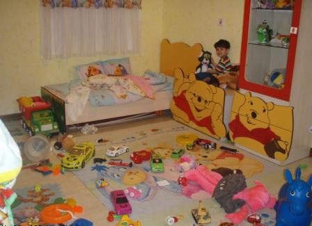 اتاق کودک، بدون شلوغی