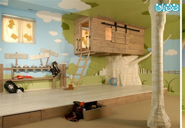 تصاویری از خلاقیت والدین برای اتاق کودک(1)