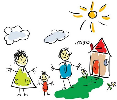 خانه و خورشید در نقاشی کودک، نشانه چیست؟