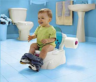 برای دستشویی رفتن کودک هیجان زیادی به خرج ندهید!
