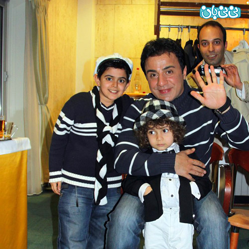 عکس کامران نجف زاده و پسرش در اینستاگرام