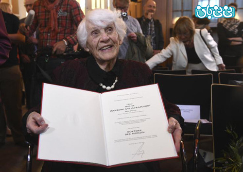 زنی که در 102 سالگی دکترا گرفت!
