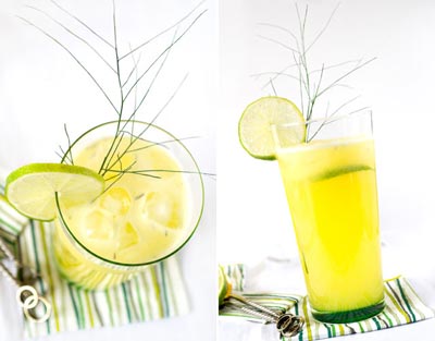 طرز تهیه کوکتل لیموناد و آناناس