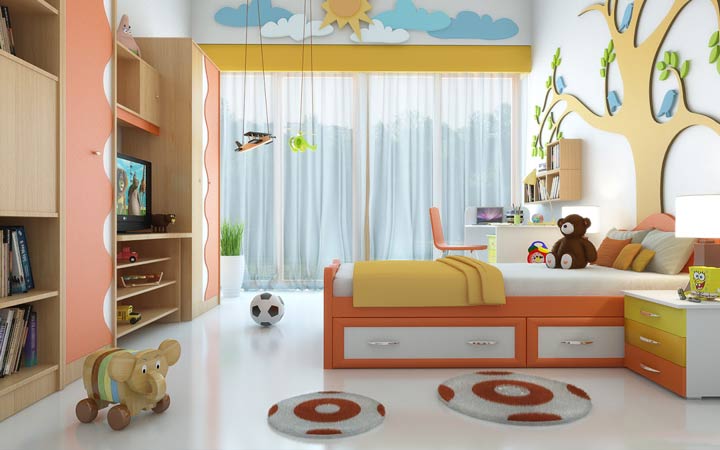 طراحی دکوراسیون اتاق کودک با ۱۰ نکته‌ای که به شما ایده می‌دهد | چطور