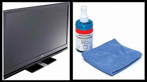 چگونه تلویزیون LCD یا پلاسما را تمیز می‌کنید؟