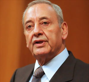 نبیه ‌بری رئیس پارلمان لبنان