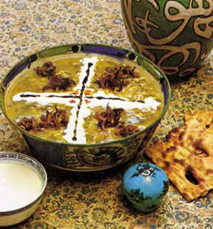 آش گوشواره (آش محلی آذربایجان ـ قفقاز)