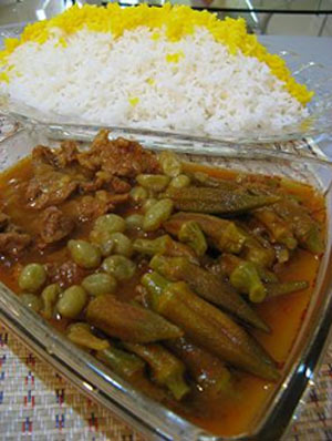 خورشت بامیه