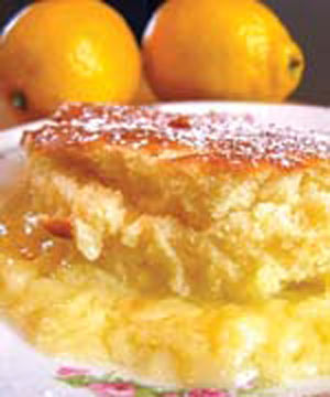 پودینگ کیک لیمویی