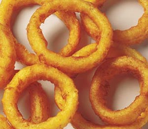 پیاز حلقه ای یا onion ring