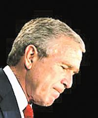 افول اقتدار بوش