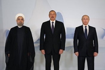 مذاکرات استراتژیک پوتین, علی اف و روحانی در تهران