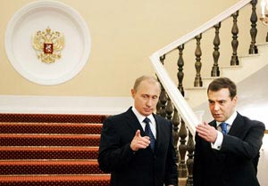 روسیه مدودف, روسیه پوتین