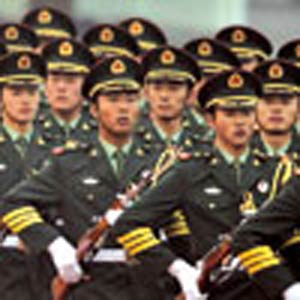 دانشجویان ارتشی در چین
