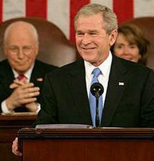 آخرین سخنرانی سالانه بوش شش سال پس از محور شرارت