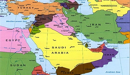 نام کشورهای خاورمیانه کشورهای عضو خاورمیانه
