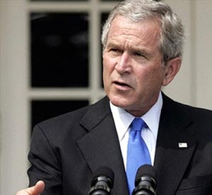 بوش شکست خورده در خاورمیانه