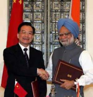 تلاش چین و هند برای گسترش روابط دوجانبه