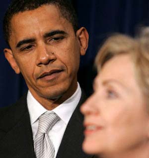 مخاطرات دوئل هیلاری و اوباما برای دموکرات ها