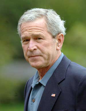 بوش, رییس جمهور نامحبوب