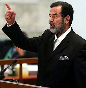 صدام حسین به پایان خود نزدیك شد