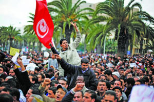 غیبت اسلام گرا ها در تونس