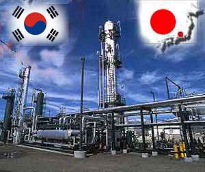 بازار گاز طبیعی در ژاپن و کره جنوبی
